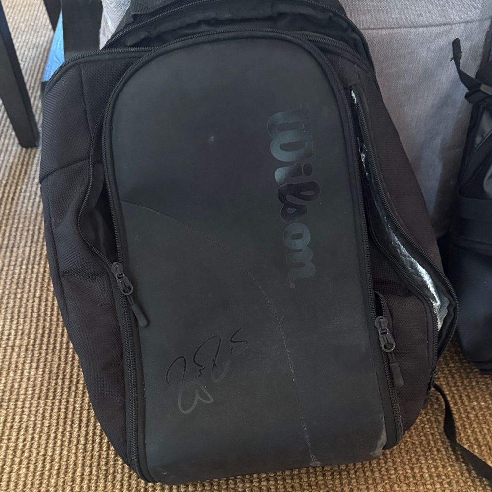 Wilson Signature Black Backpack